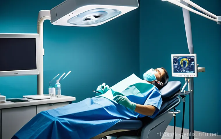 치과 신경 치료에서의 주의사항 - **Prompt 1: Reassuring Pre-Treatment Consultation**
    "A candid, well-lit photograph inside a mode...
